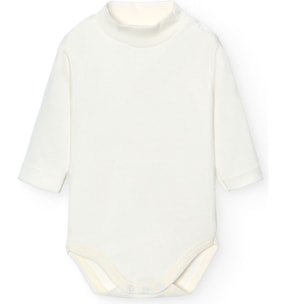 Body bebé manga larga cuello cisne
