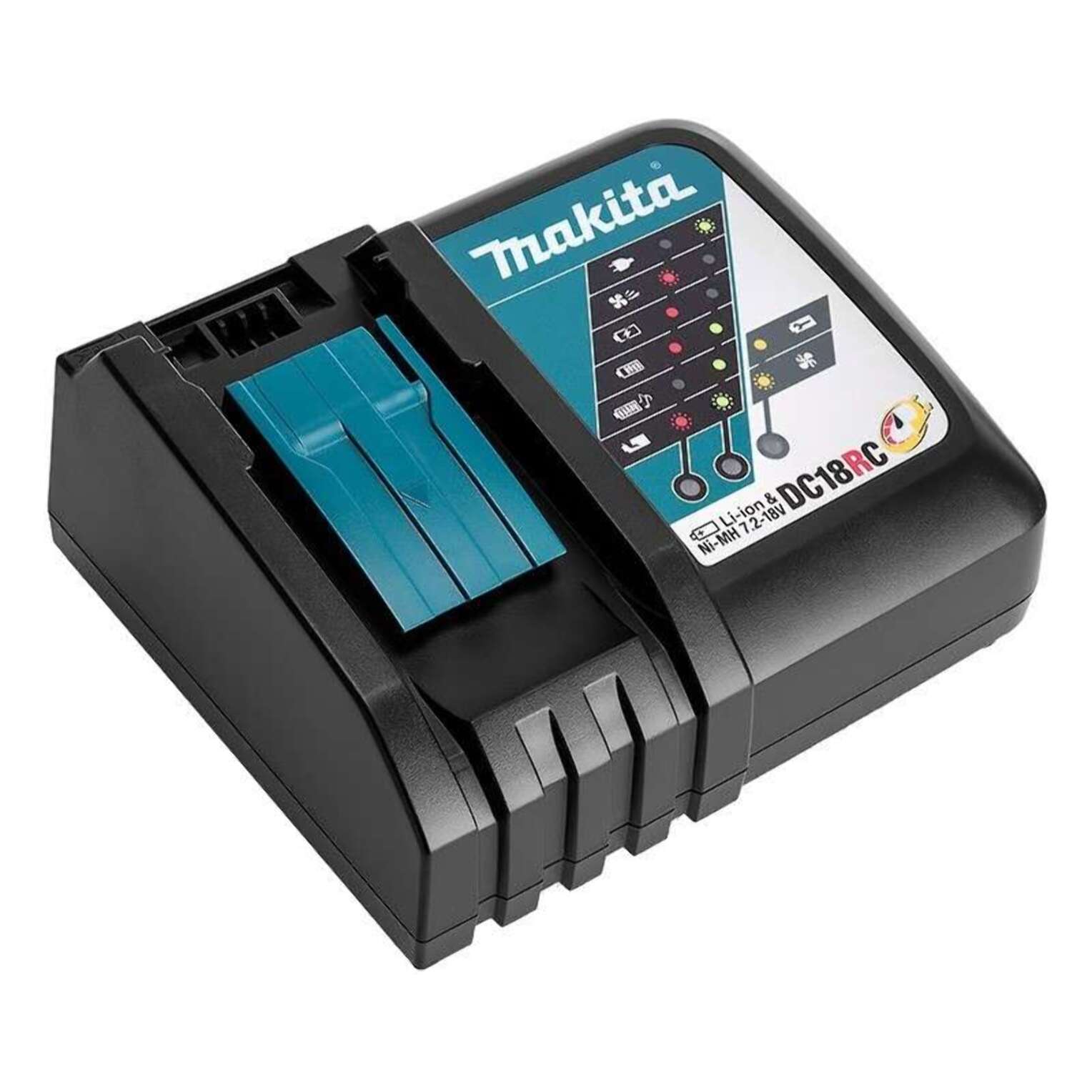 Rabot 18V LXT 82 mm - MAKITA - avec 2 batteries 18V 5.0Ah - chargeur - MakPak - DKP181RTJ