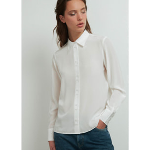 CAMICIA BIANCO LANA CONBIPEL