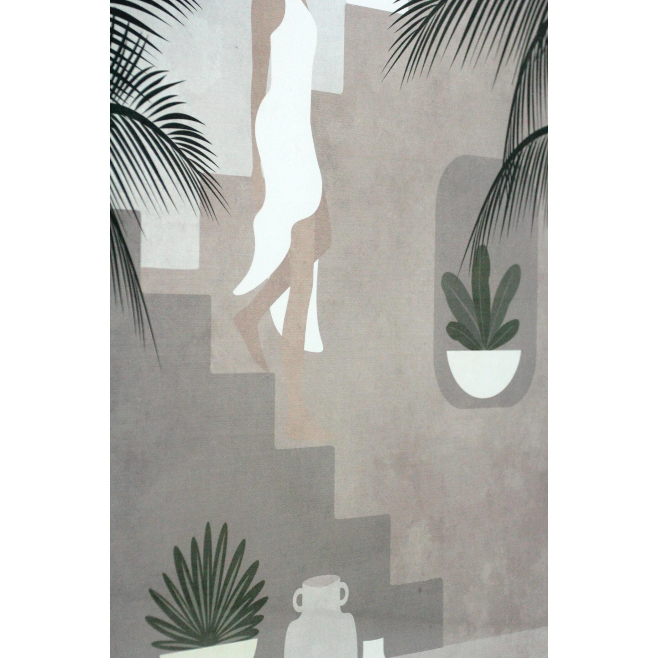 2 láminas impresas enmarcadas Marrakech tierras-lila 60x40x3 cm