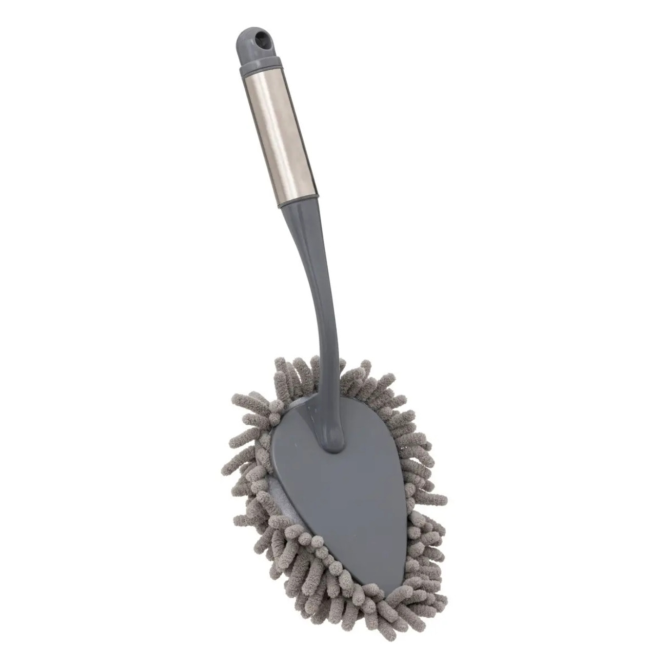 Petit plumeau microfibre "Silver & Clean" gris