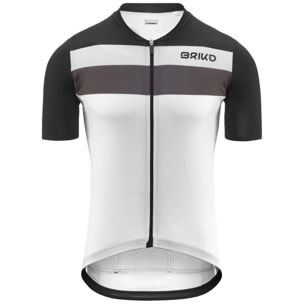 Briko - Maglie gioco, Uomo, Bianco - JERSEYKO STRIPE