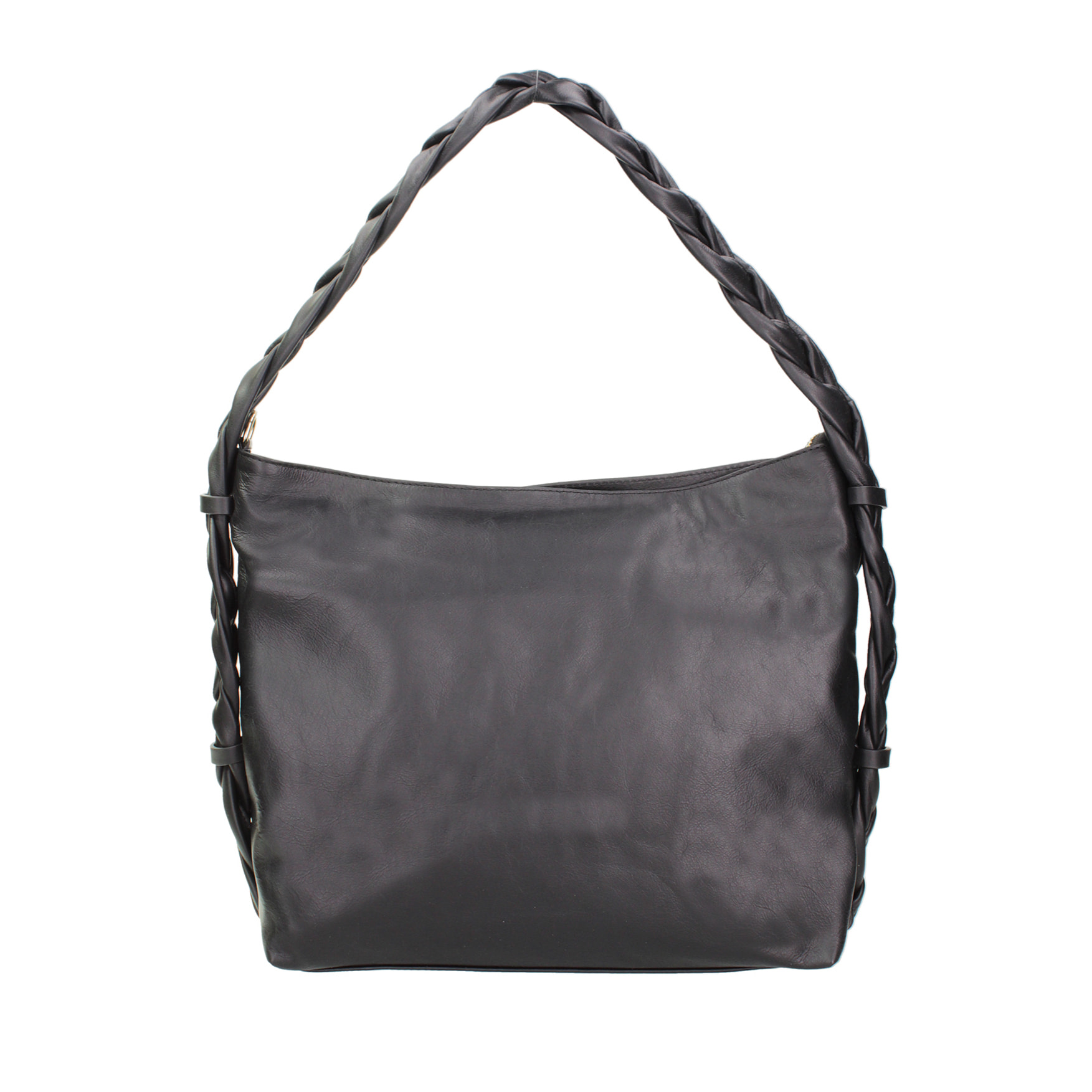 Borsa a spalla da donna In Vera pelle Made in Italy 31x26x12 cm