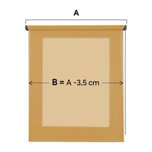 Estor enrollable Traslúcido LIGHT Azafran