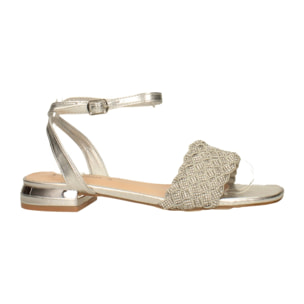 Sandali Donna Tata Italia Argentato