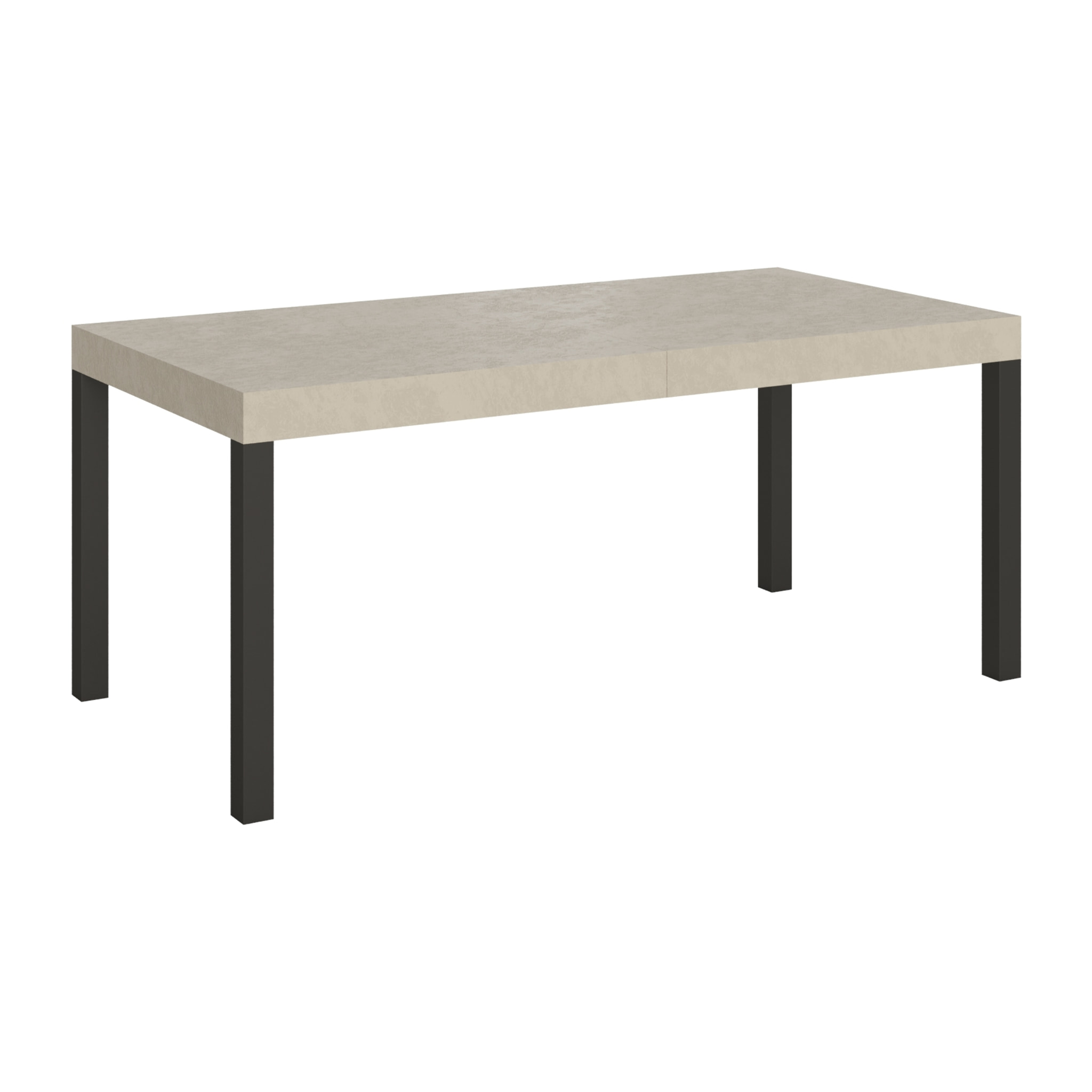 Mesa extensible 90x180/284 cm Everyday cachemira patas antracita