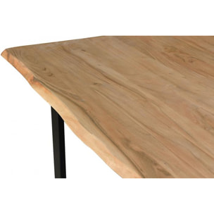 Mesa de comedor - Madera de Acacia y Hierro