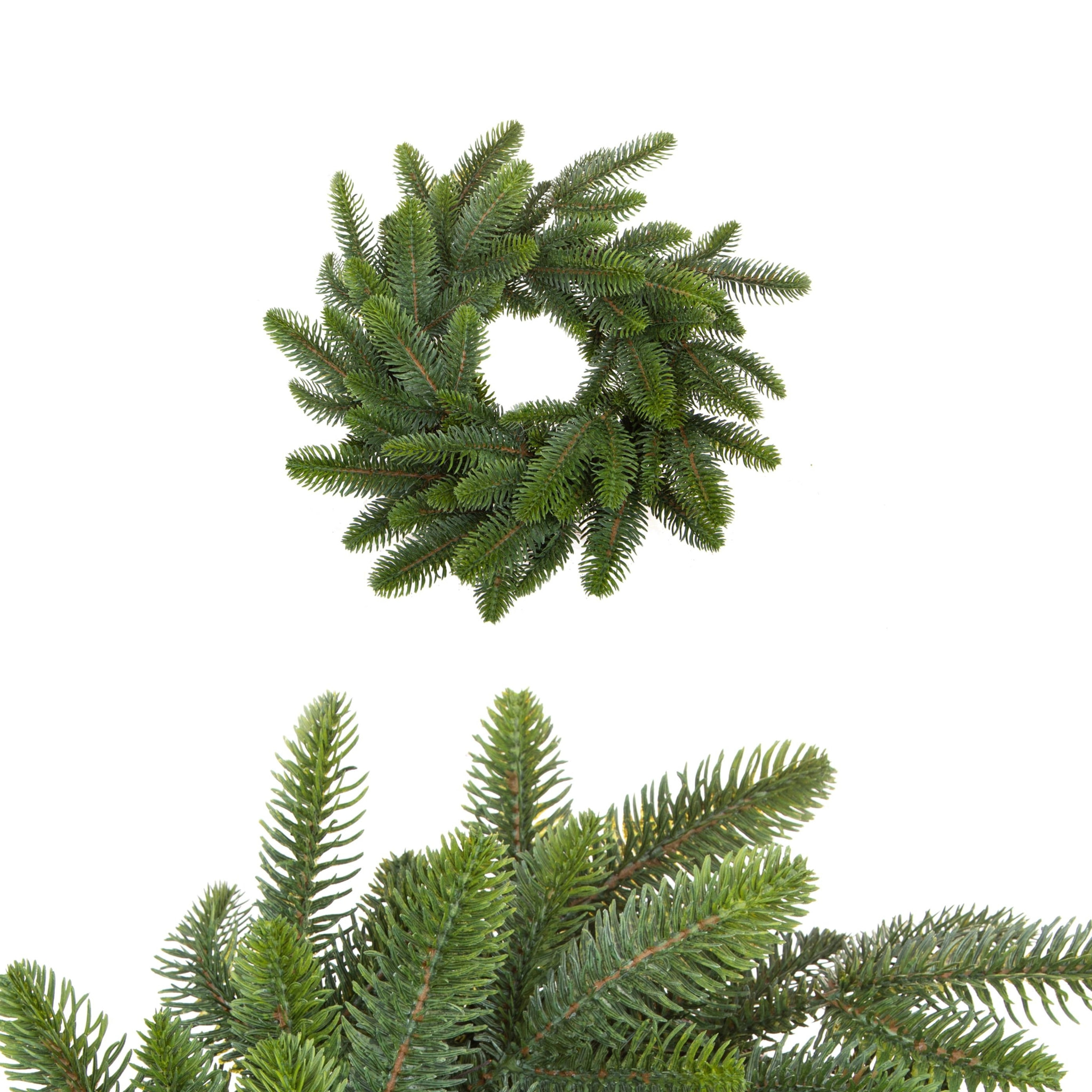 Corona natalizia - Pezzi 3 - 30xH8x30cm - Bianchi Dino SpA