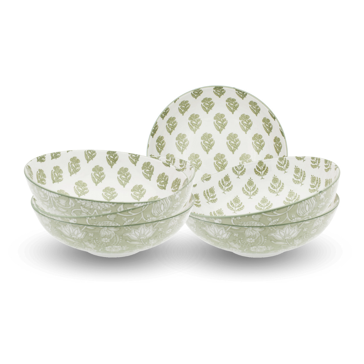 Lot de 6 assiettes creuses, SOLIMAN