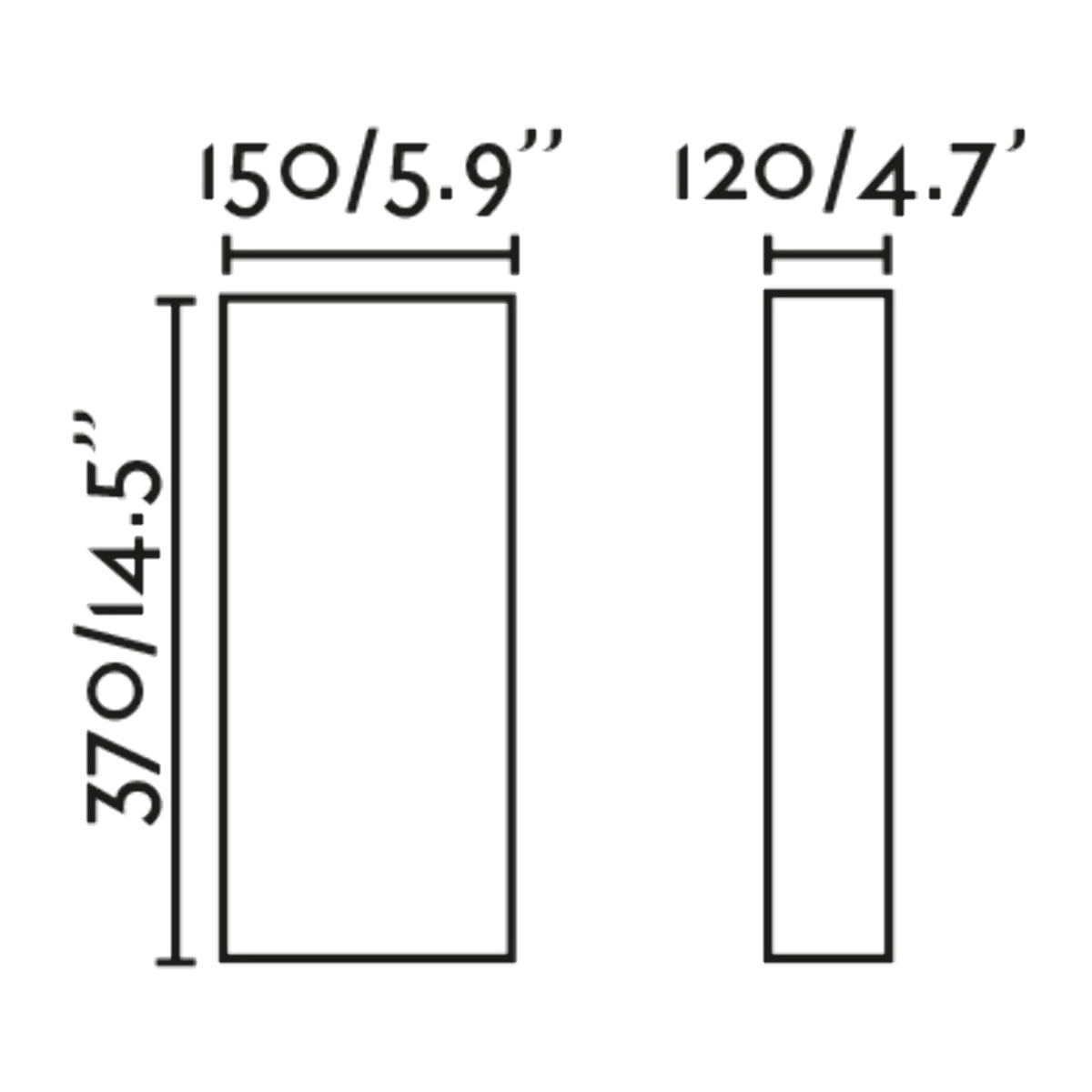 OTTON R Lámpara aplique yute redondo vertical 2L