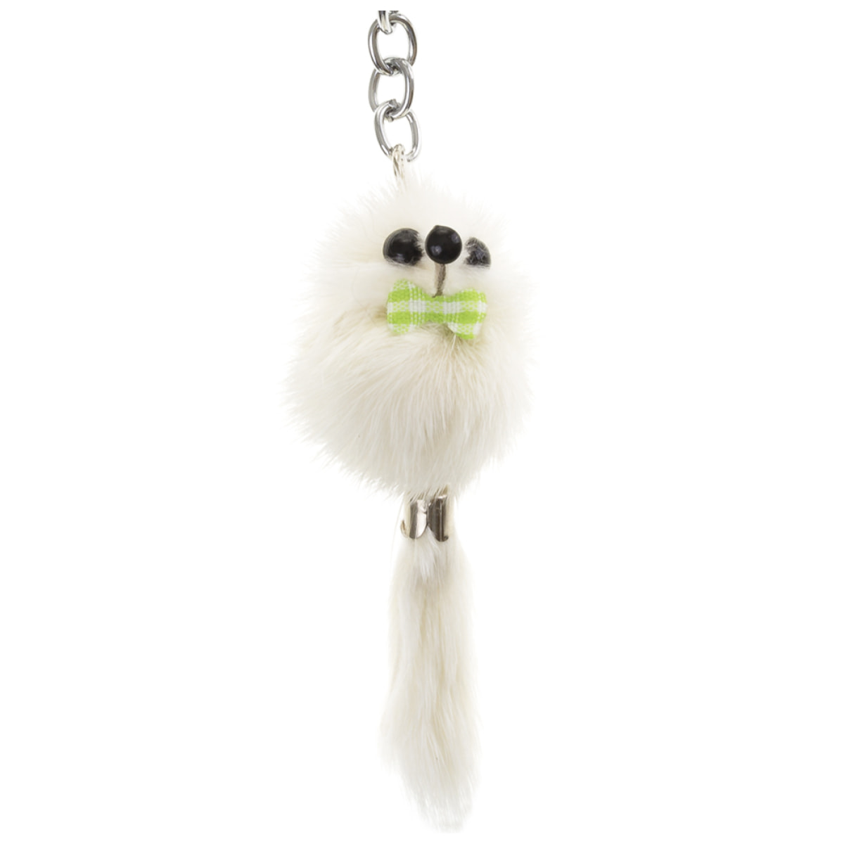 Sassuolo Portachiavi Donna.Pelle autentica Pelle di Coniglio Rex