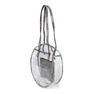 Asti Bolso de hombro Mujer.Material PVC  Piel Sintética PU Estampado