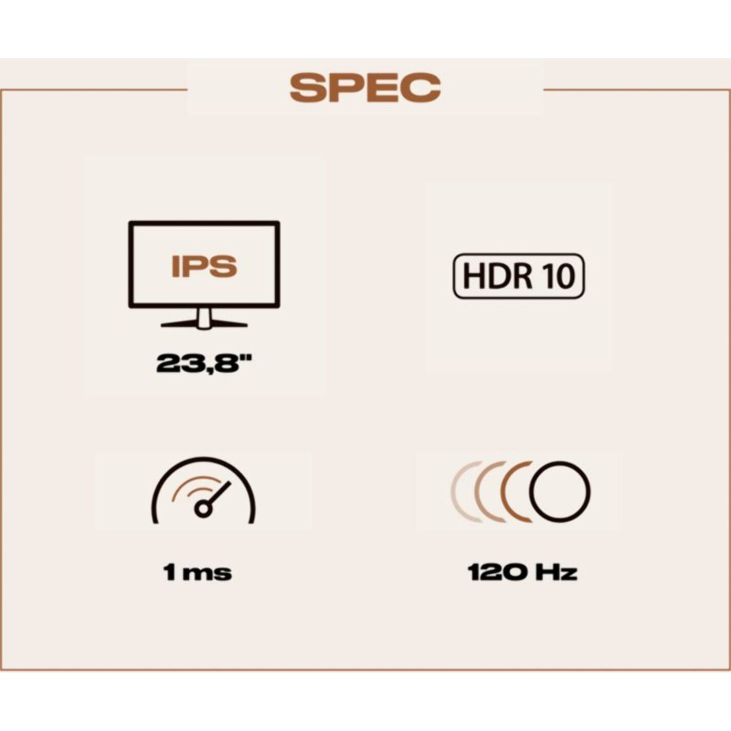 Ecran PC Gamer JAPANNEXT JN-IPS238G120F-HSP-Lila 24''