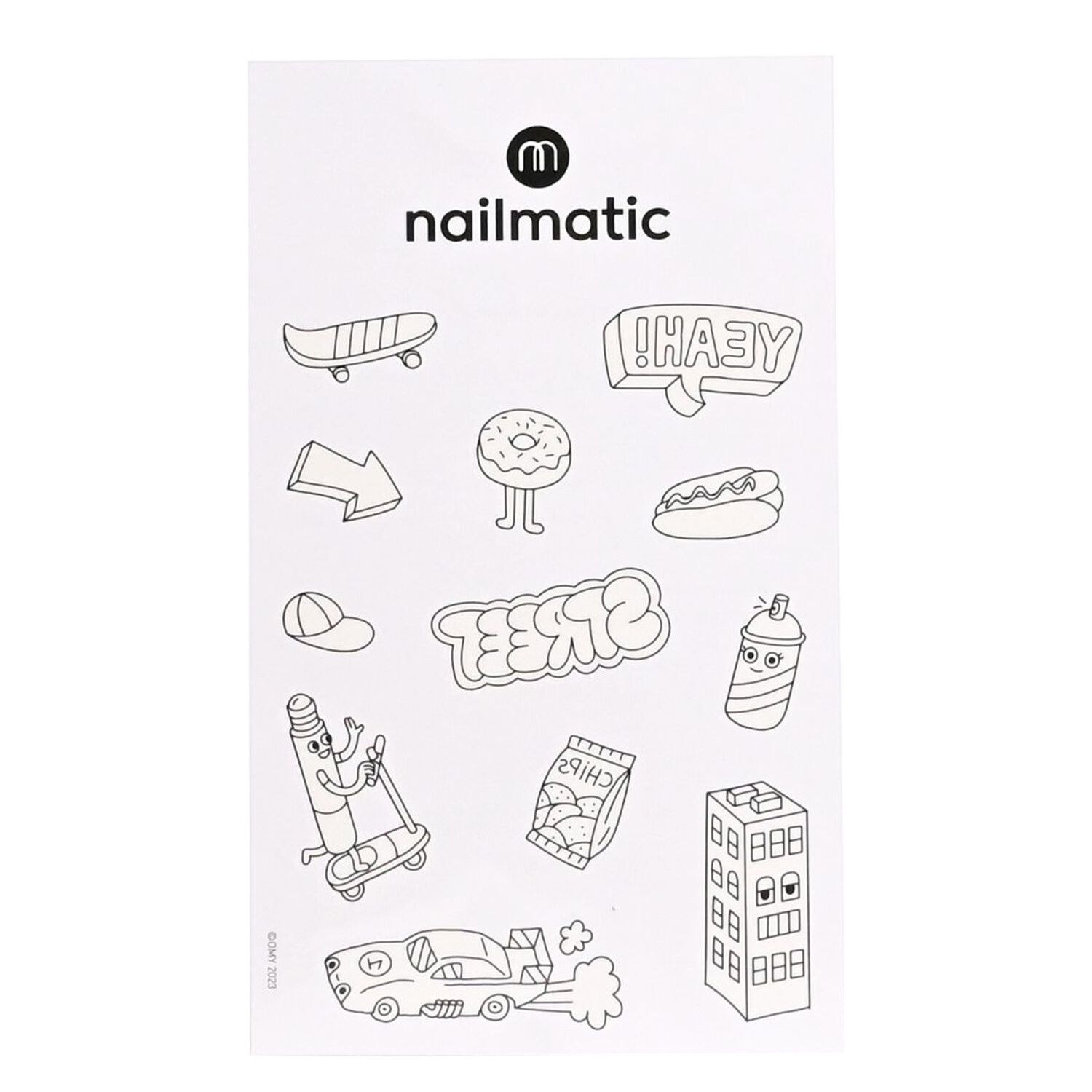 Tattoo Artist - City World - Planche de Tatouage à Colorier