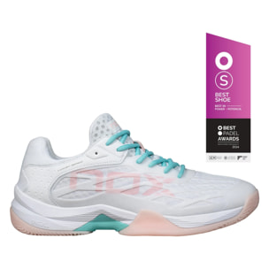 Zapatillas de pádel AT10 LUX Blanco/Potpurri