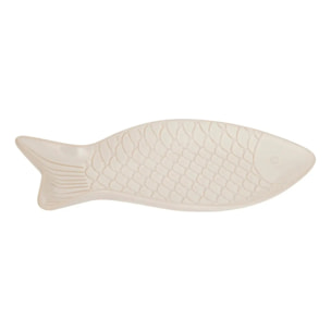 Coupelle poisson Oceania 30,7x16,3cm blanc