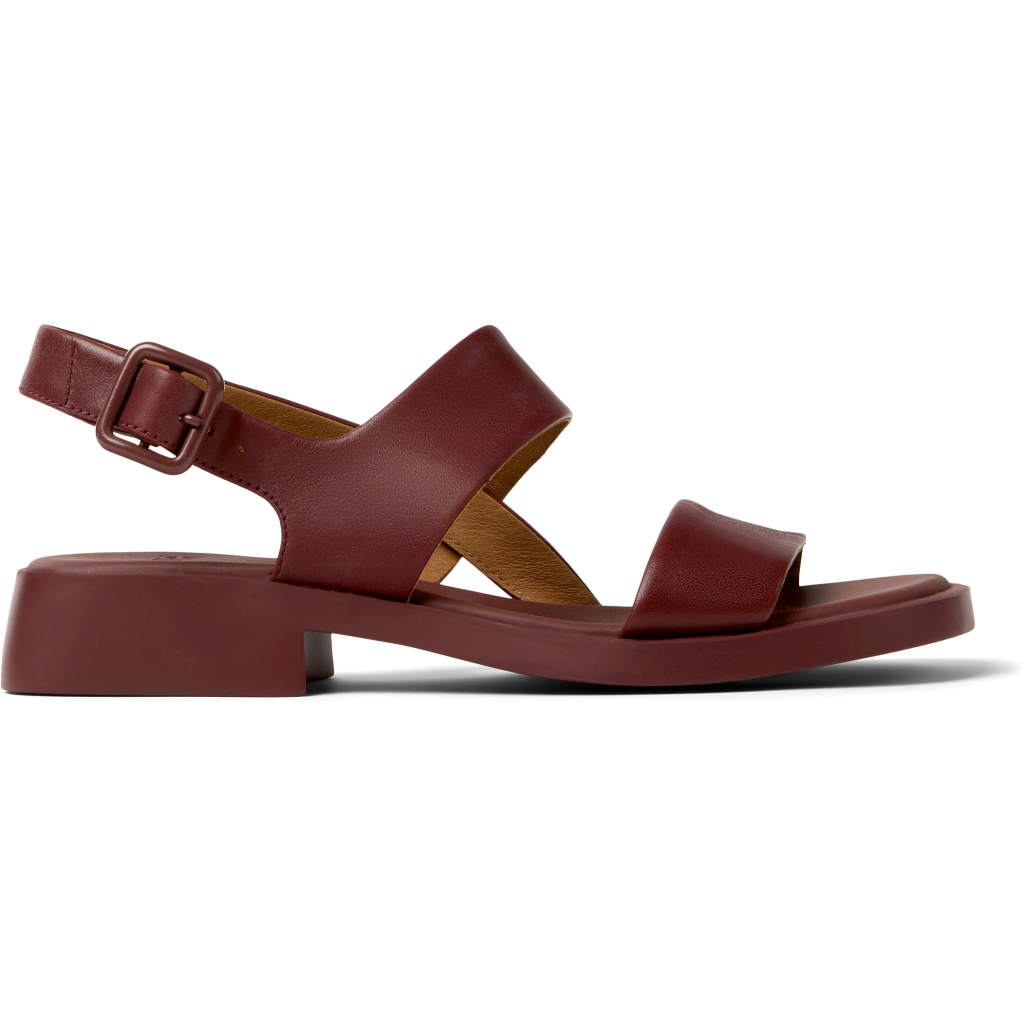 Sandalias - CAMPER Dana - Burdeos - Cuero liso