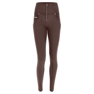 Pantaloni push up WR.UP® vita alta superskinny tessuto navetta