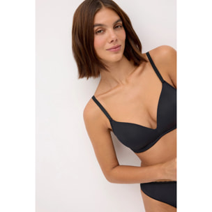 Reggiseno senza ferretto con imbottitura Nero