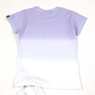 T-shirt a maniche corte da bambina in cotone Leone Bright