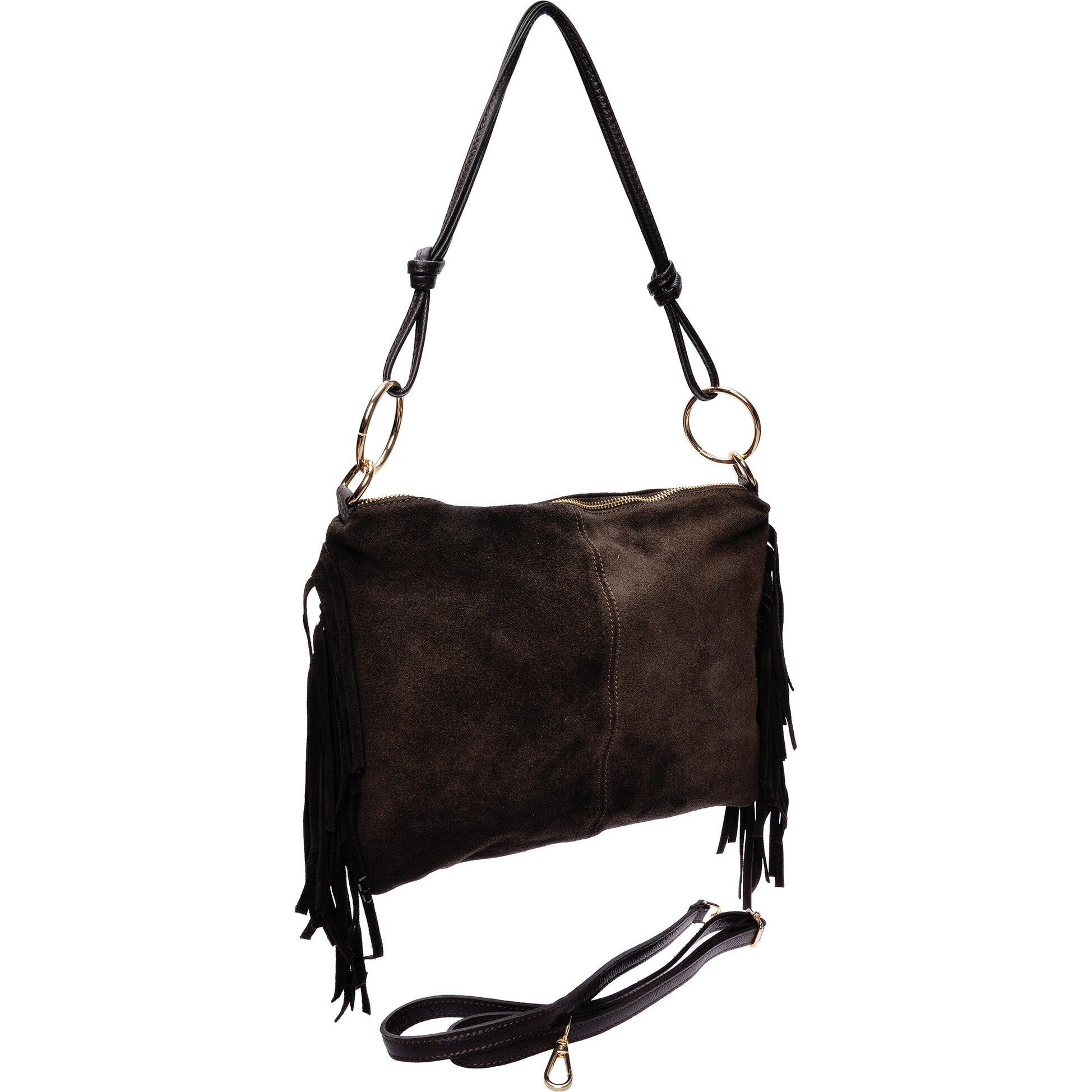 Borsa a tracolla Anna Luchini Marrone