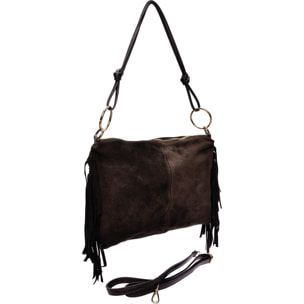 Borsa a tracolla Anna Luchini Marrone