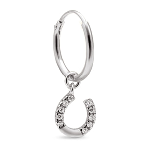 Orecchino Horseshoe  in Argento