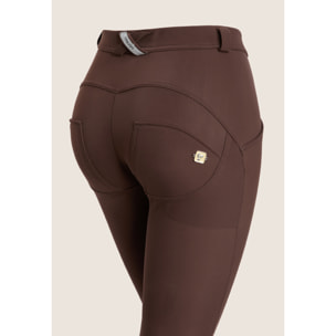 Pantaloni push up WR.UP® skinny jersey garzato vita regular