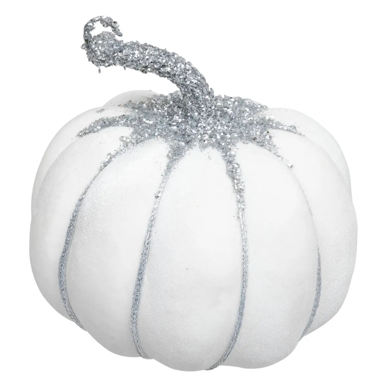 Citrouille blanc 16cm