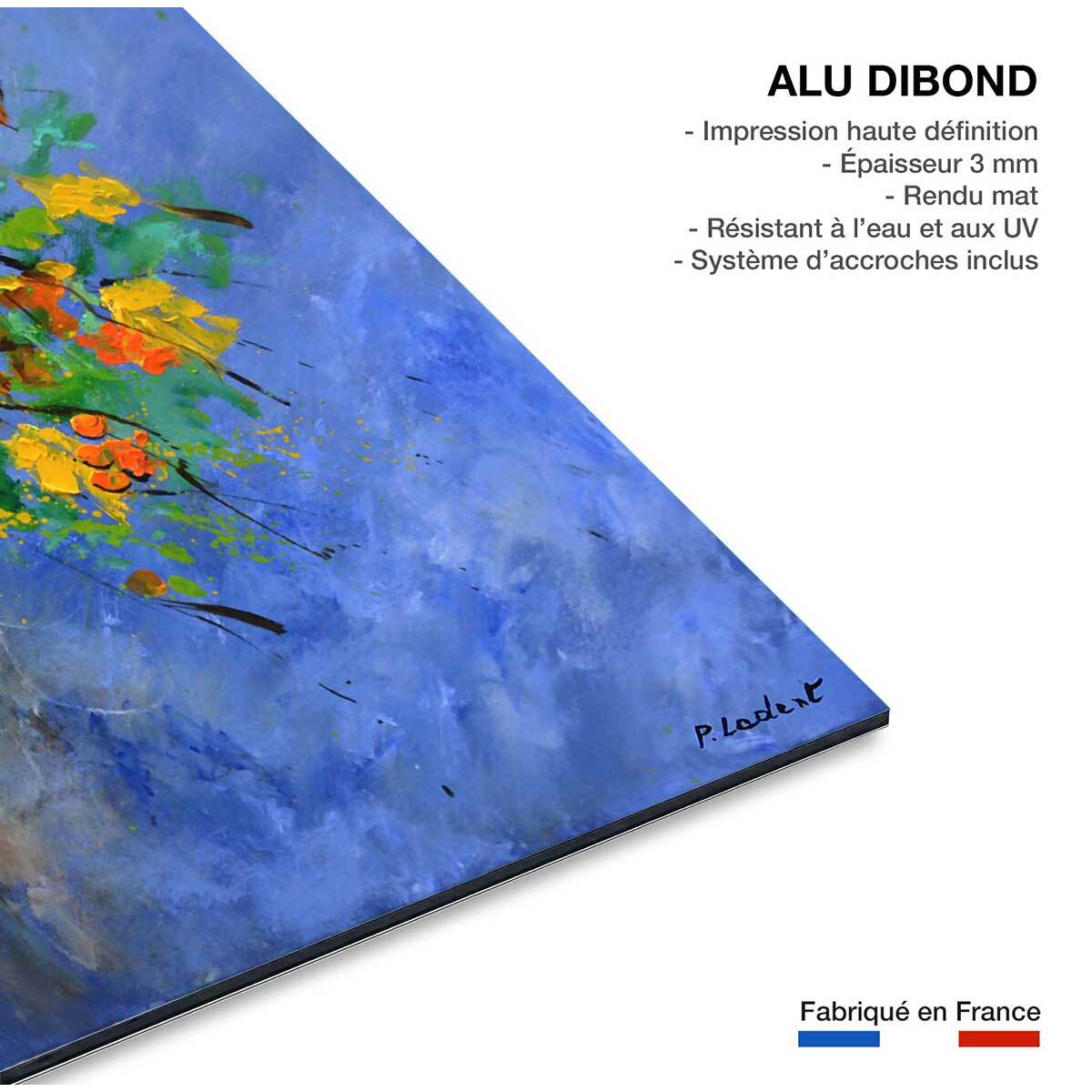 Tableau bouquet composé Tableau alu Dibond