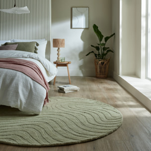 Tapis en laine rond MESMERISE