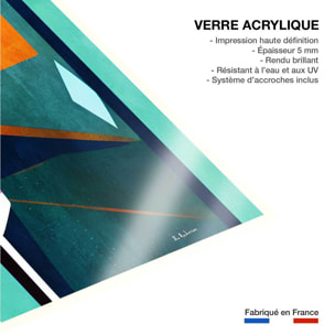 Tableau boisson mon petite crement rosé  Tableau plexiglas