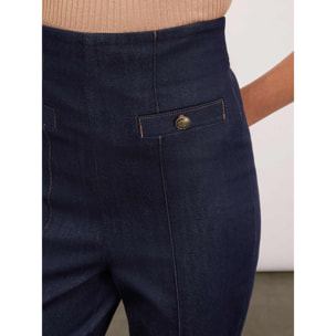 Motivi - Jeans flare a vita alta - Blu
