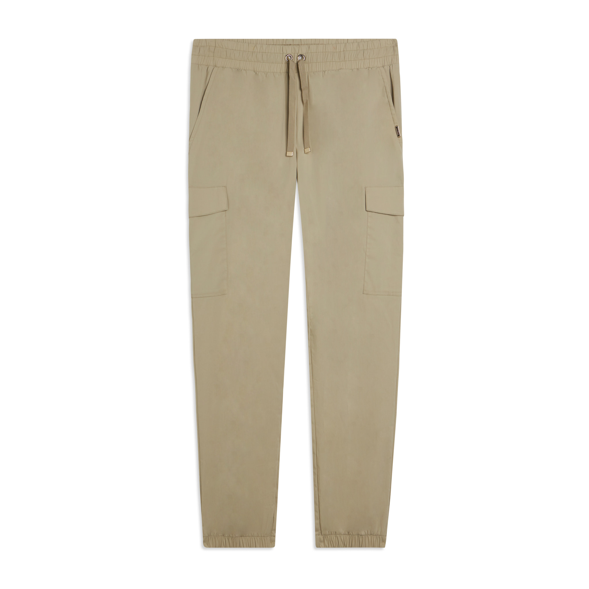 Pantaloni Cargo in Popeline elasticizzato