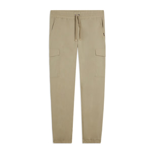 Pantaloni Cargo in Popeline elasticizzato