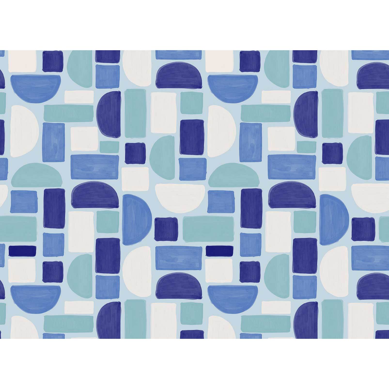 Papier peint panoramique Mint nebula Intissé