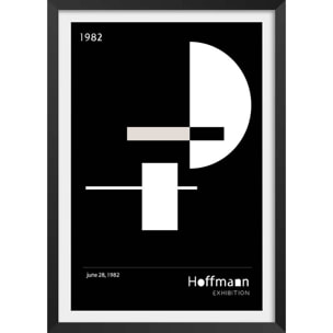 Poster Exposition hoffmann Affiche + cadre en bois - Noir