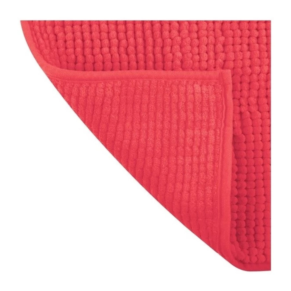 Lot de 2 tapis de bain CHENILLE 40x60cm Rouge MSV