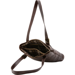 Borsa a spalla  da donna In Vera pelle Made in Italy 33x35x8 cm