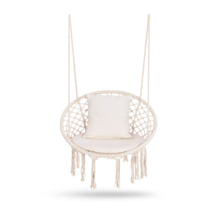 Hamac chaise macrame - Beige Macramé