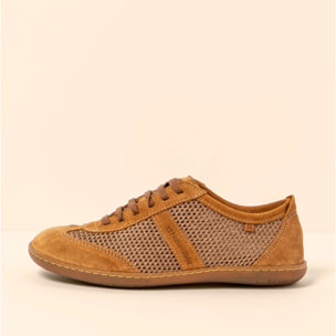 Zapatos N5293 MULTI MATERIAL TOFFEE/ EL VIAJERO color Toffee