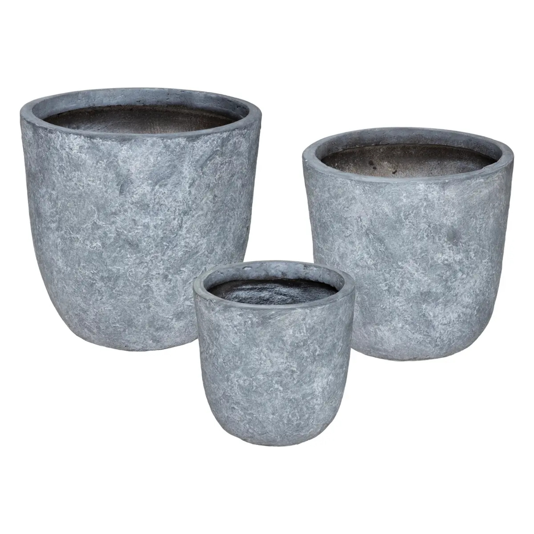 Set de 3 pots fibre D27/34/43cm