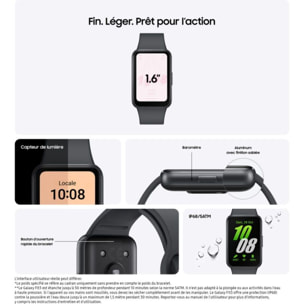 Montre santé SAMSUNG Galaxy Fit3 Gris