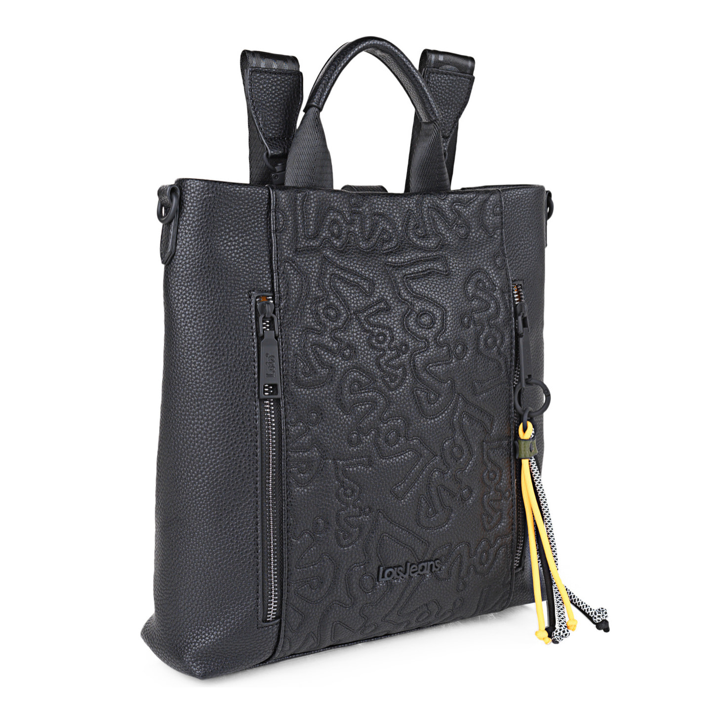 Bolso Mochila Mujer Lois Vancouver Negro