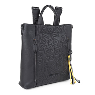 Bolso Mochila Mujer Lois Vancouver Negro