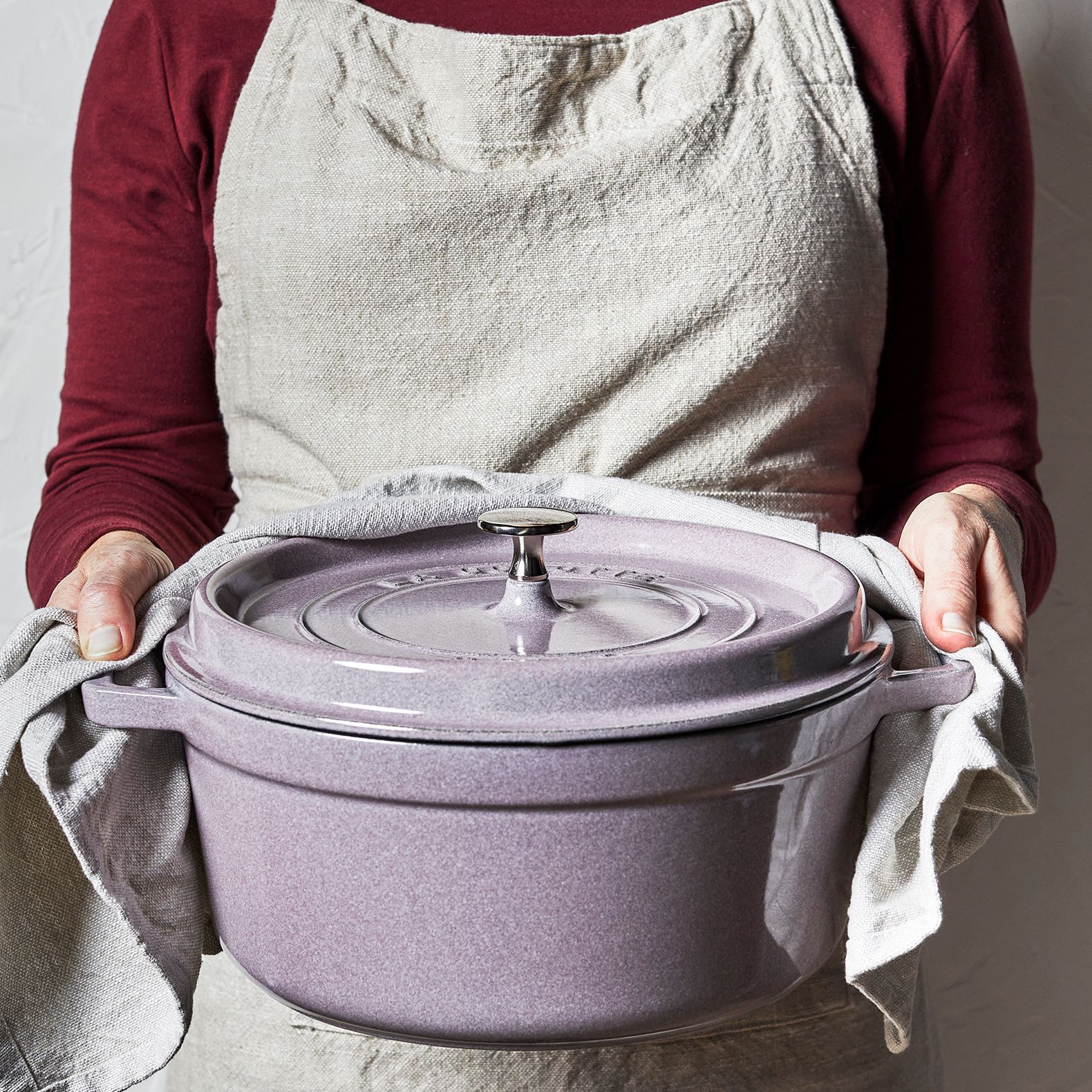 Cocotte en fonte STAUB, Rond(e), Fleur de cerisier, 26cm