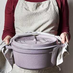 Cocotte en fonte STAUB, Rond(e), Fleur de cerisier, 26cm