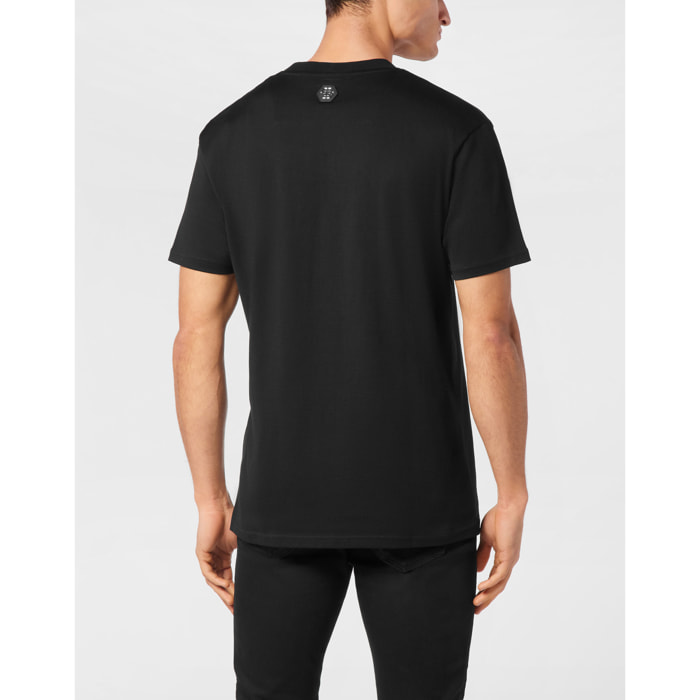 PHILIPP PLEIN Camiseta de cuello redondo y manga corta MONEY