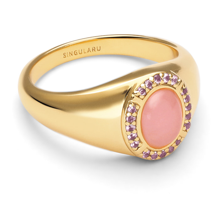 Anello Amanda Rosa Placcato Oro