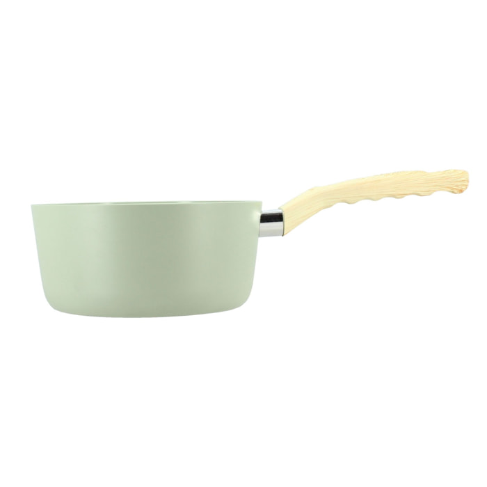 Lot de 3 casseroles revêtement céramique céladon - tous feux CELADON